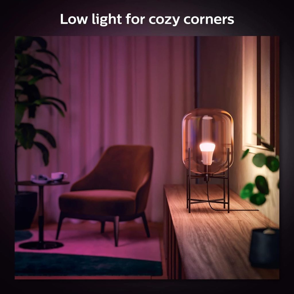 Philips Hue Smart Bulbs (A19 size, 60W power)