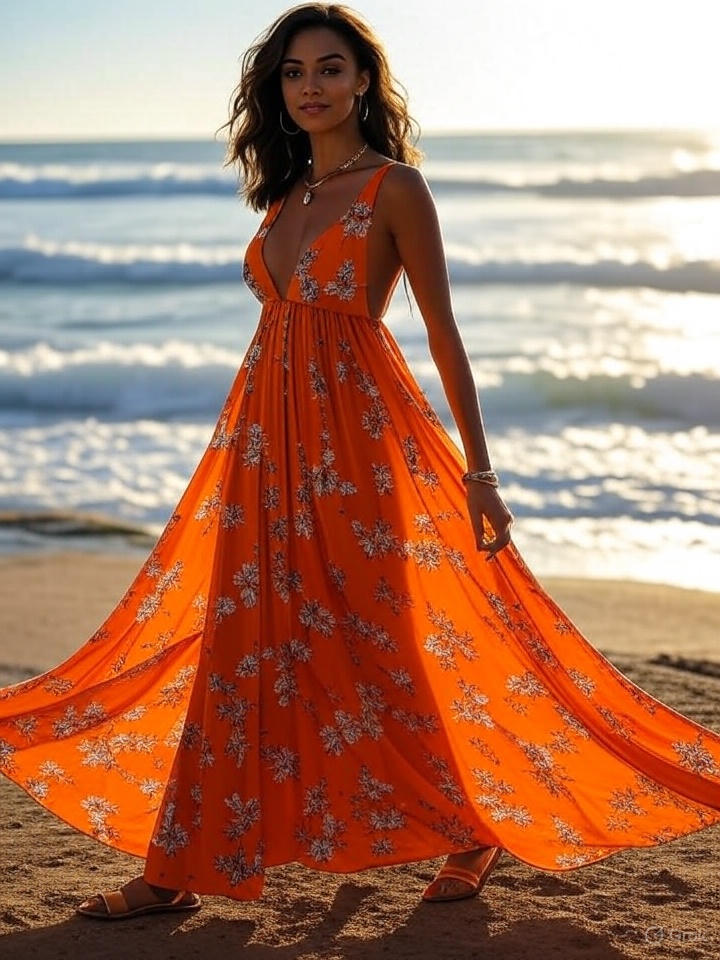 Kmbangi Backless Maxi Dress Effortless Beauty