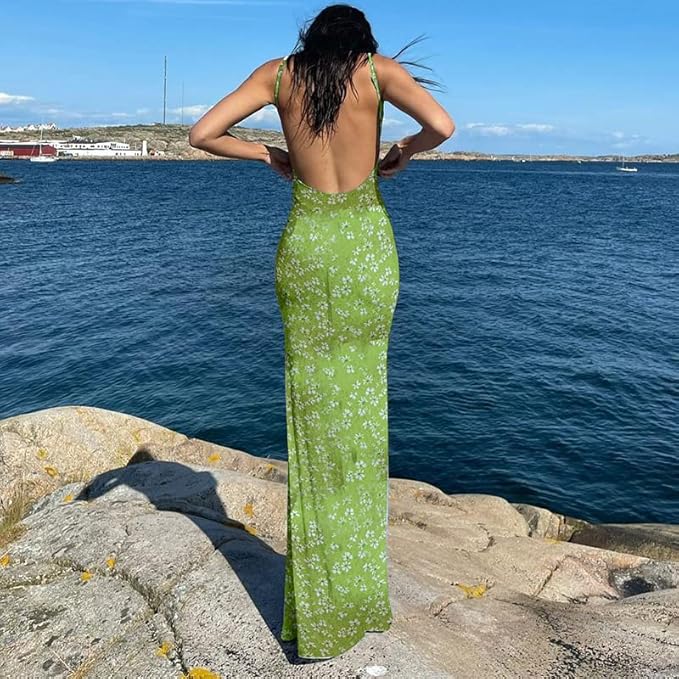 Kmbangi Backless Maxi Dress Effortless Beauty