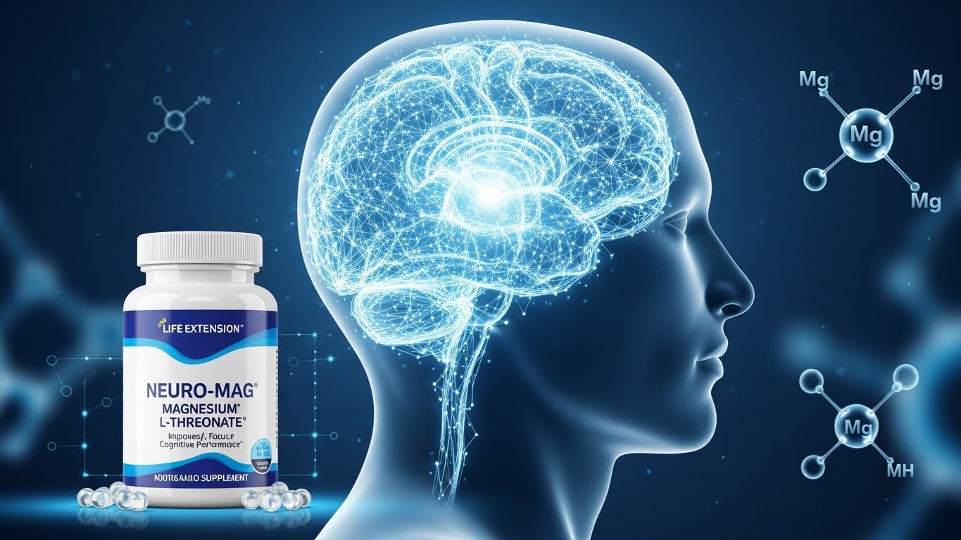 Magnesium L-Threonate Brain Supplement for Sharper Memory